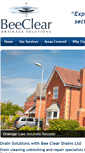 Mobile Screenshot of beecleardrains.co.uk